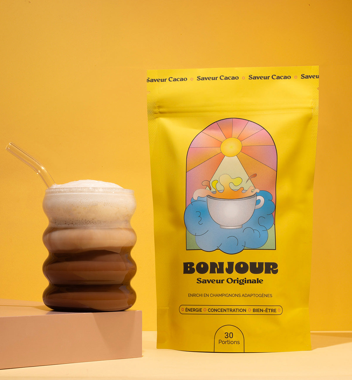 Mix 30 tazas Cacao + 30 tazas Original - Moca